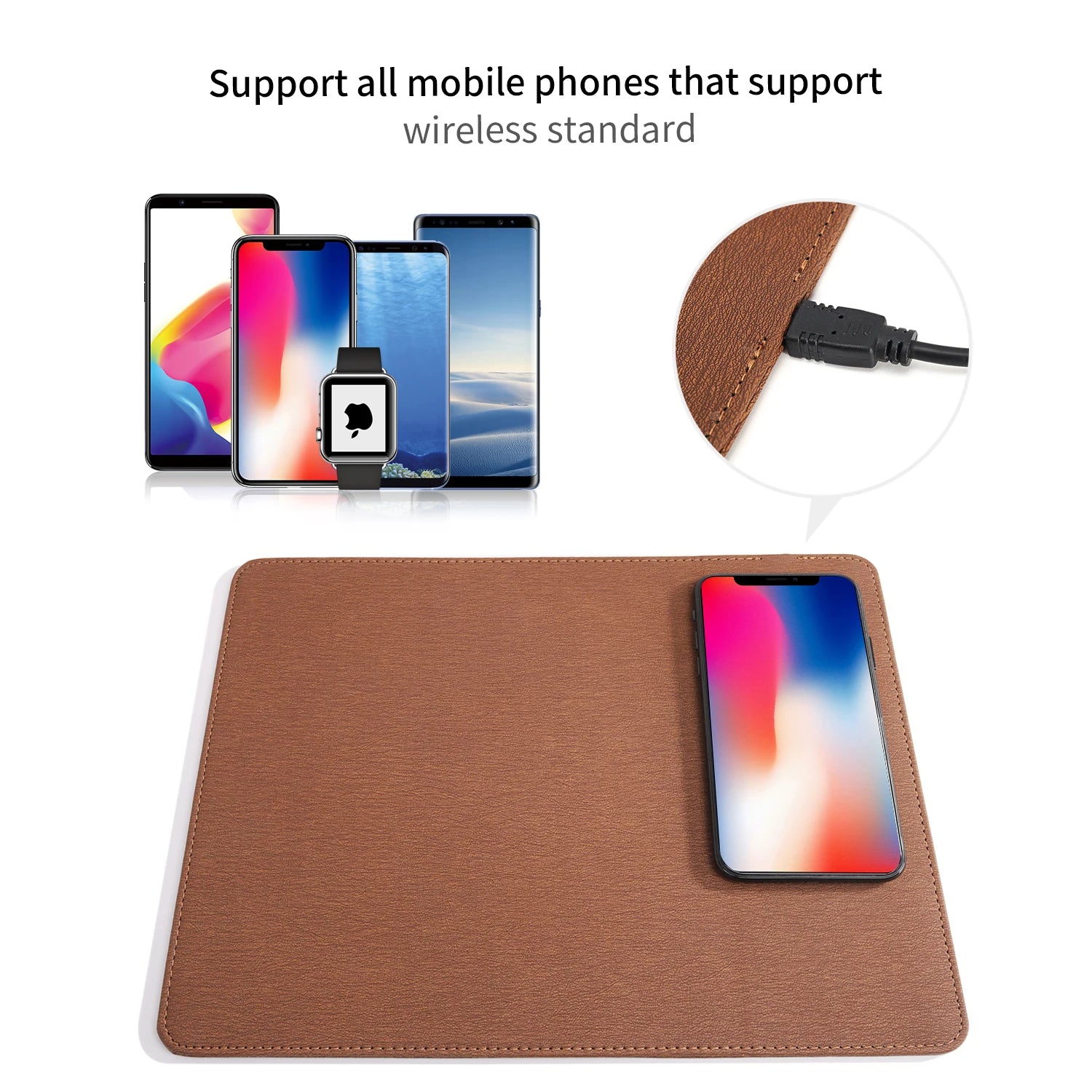 Wireless Charging Mouse Pad 