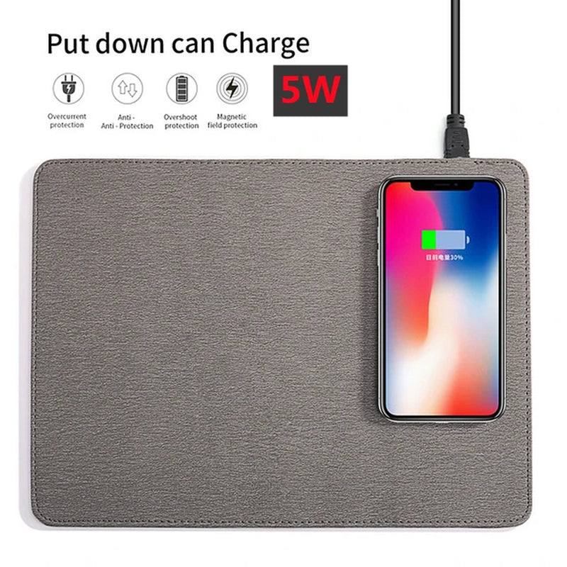 Wireless Charging Mouse Pad 