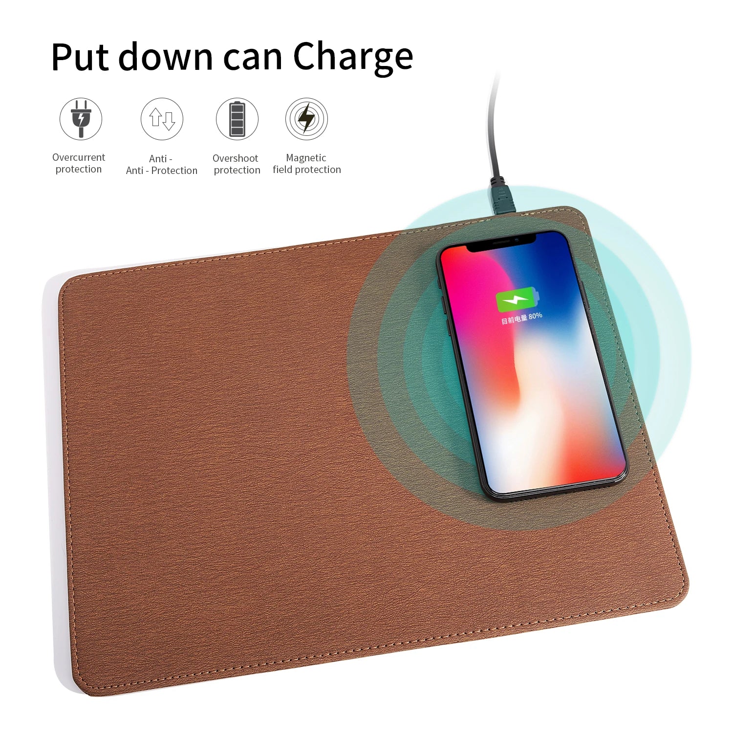 Wireless Charging Mouse Pad 