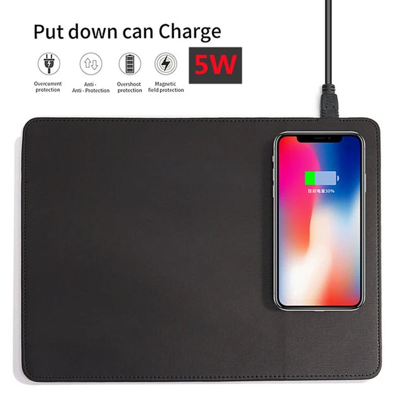 Wireless Charging Mouse Pad 