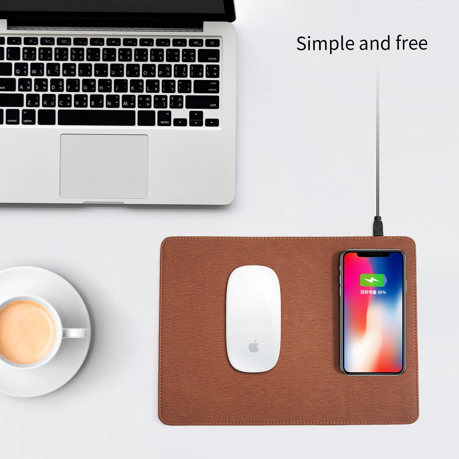 Wireless Charging Mouse Pad 