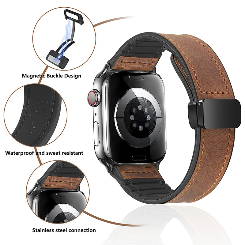 Leather Apple Watch Strap