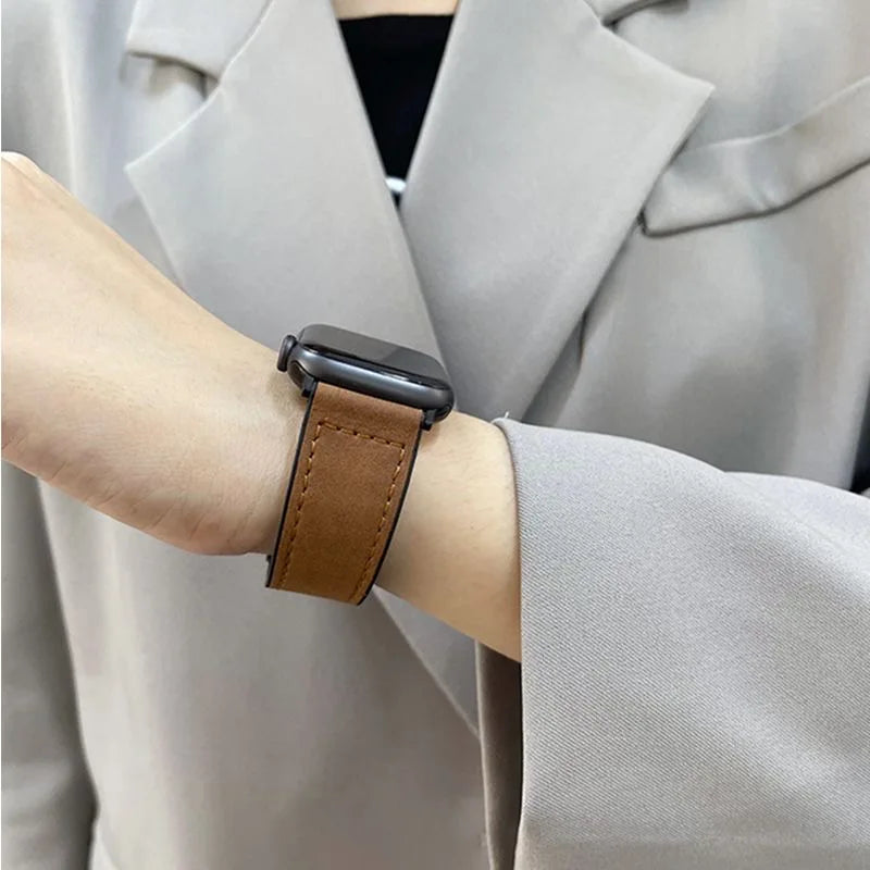 Leather Apple Watch Strap